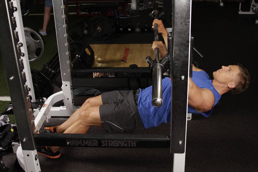Inverted row, position 1