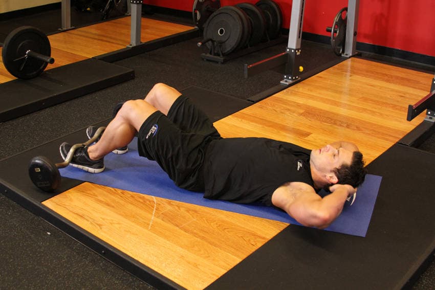 Sit-ups, position 1